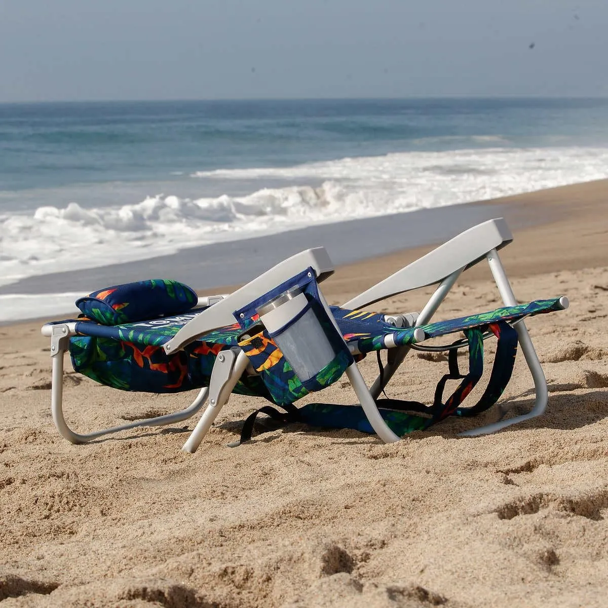 Tommy Bahama 5 Position Beach Chair (Green Leaves)