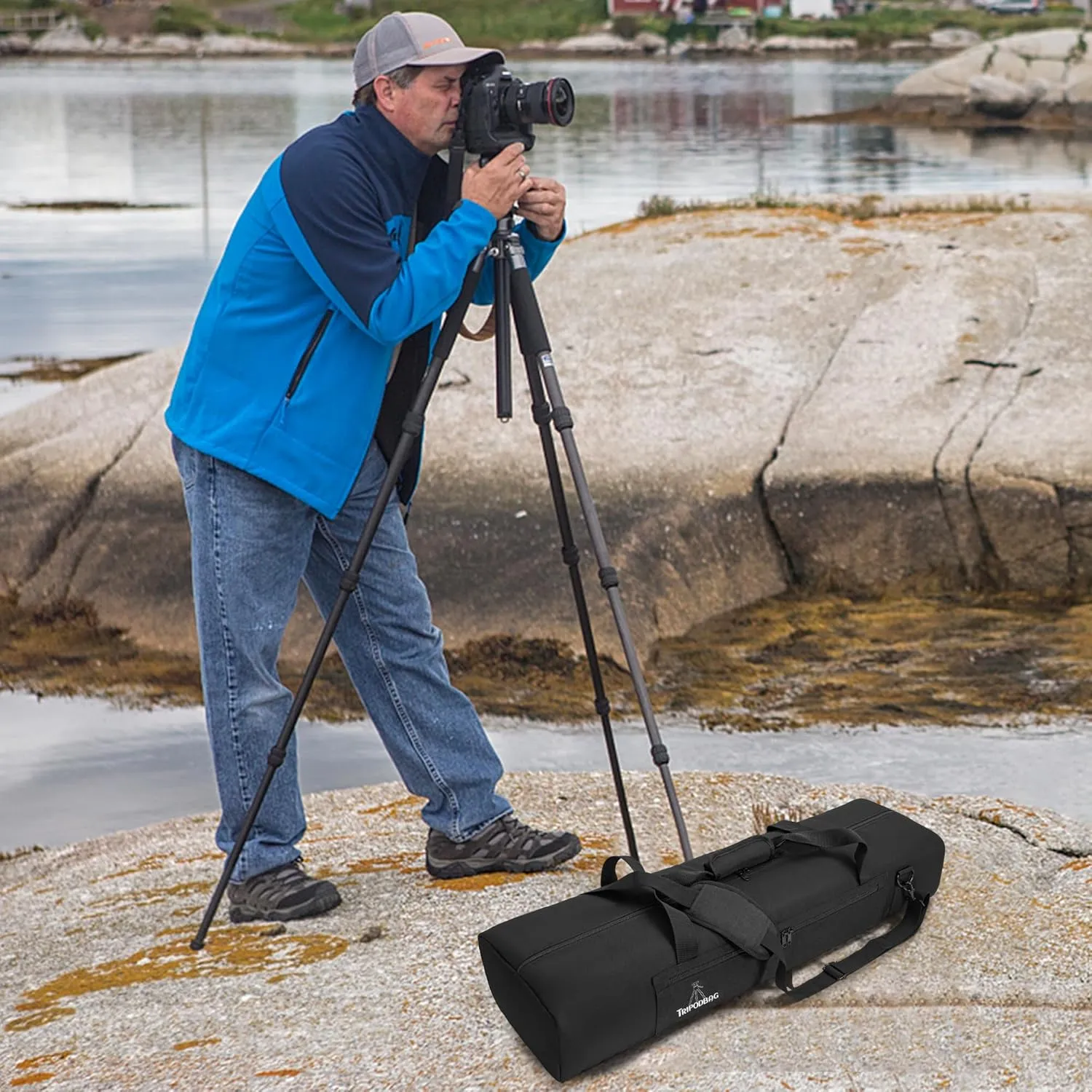 TORIBIO 41" Multifunctional Tripod Bag,Heavy Duty Tripod Carrying Case, Tripod Case for Music Stand,Mic Stand, Speakers Stand, Tripods, Lights, Boom Stand, Cameras, Monopods Stand