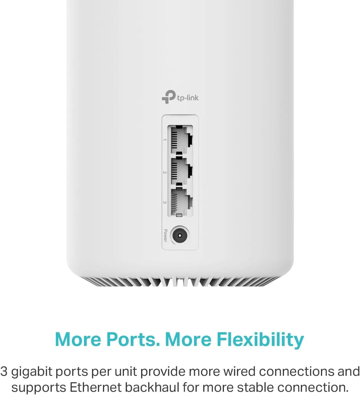 TP-Link Deco AXE5400 Tri-Band WiFi 6E Mesh System - Wi-Fi up to 7200 Sq.Ft, Engadget Rated Best Mesh For Most People, Replaces WiFi Router and Extender, AI-Driven Mesh New 6GHz Band, 3-Pack(Deco XE75)