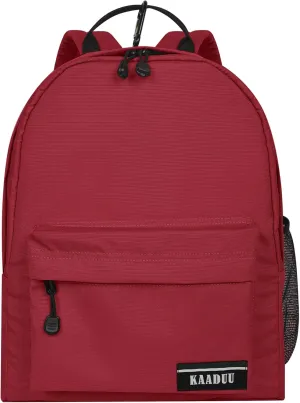 TRAVEL BACKPACK LIGHTWEIGHT CASUAL DAYPACK GYM BACKPACK LAPTOP BACKPACK SPORT BACKPACK RUCKSACK CAMPING BACKPACK 16.5” (Burgundy)