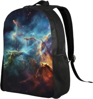 Travel Laptop Backpack Lightweight Computer Bag Universe Galaxy Space Casual Daypack Nurse Bag Business Work Bag