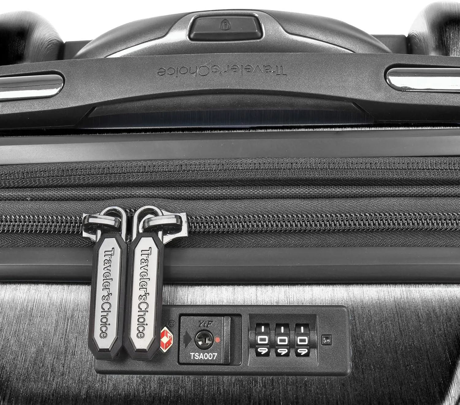 Traveler's Choice Silverwood II Hardside Expandable Spinner Luggage, Black-Out of Stock, 21" Carry-On