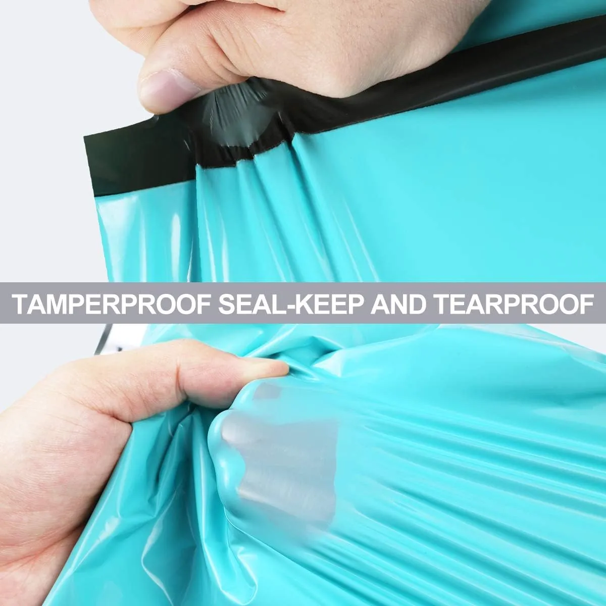 UCGOU 14.5x19 Poly Mailers Teal Shipping Bags Self-Sealing Waterproof and Tear-Proof 50 Pack