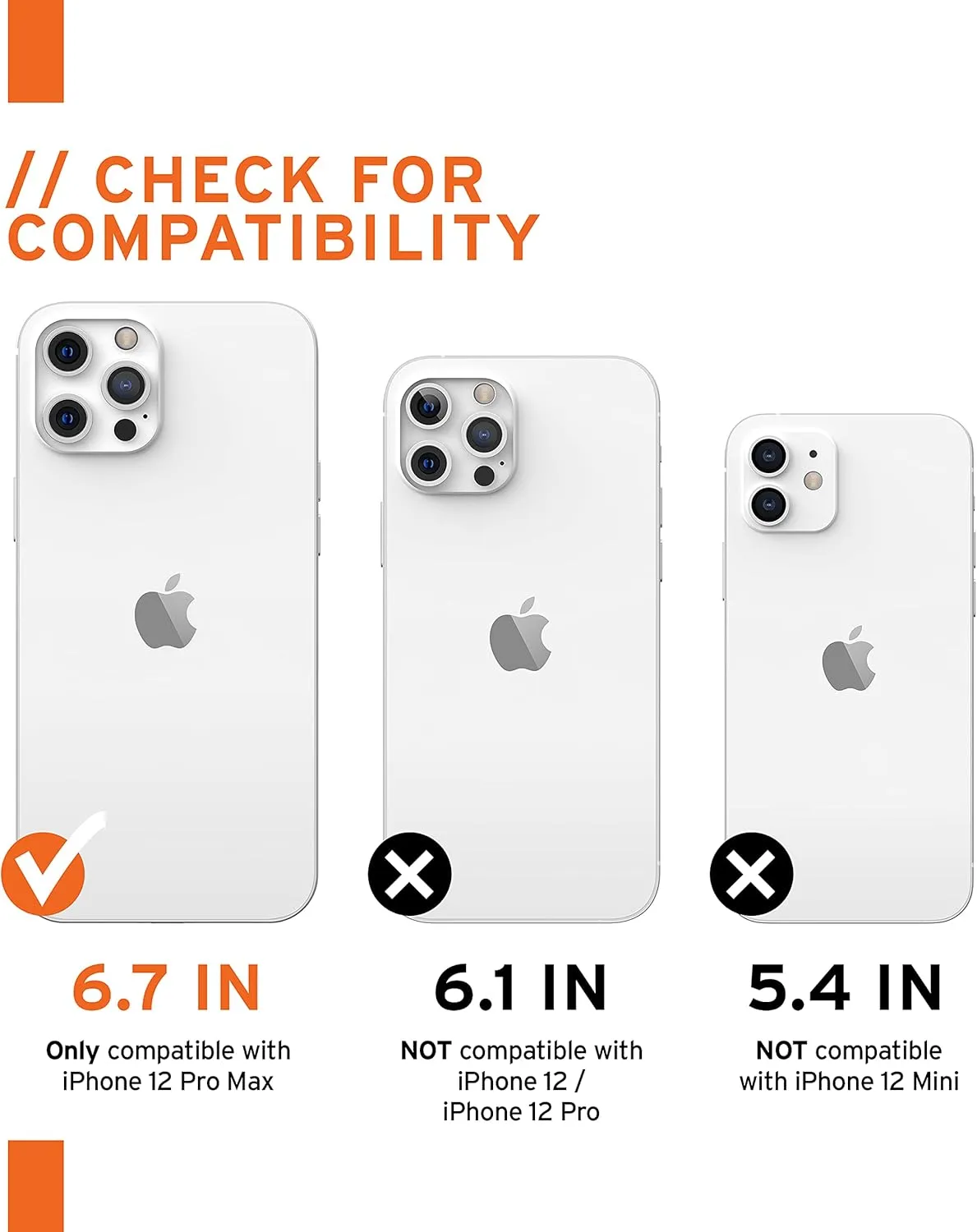 URBAN ARMOR GEAR UAG Designed for iPhone 12 Pro Max 5G [6.7-inch Screen] Rugged Lightweight Slim Shockproof Pathfinder Protective Cover, Orange