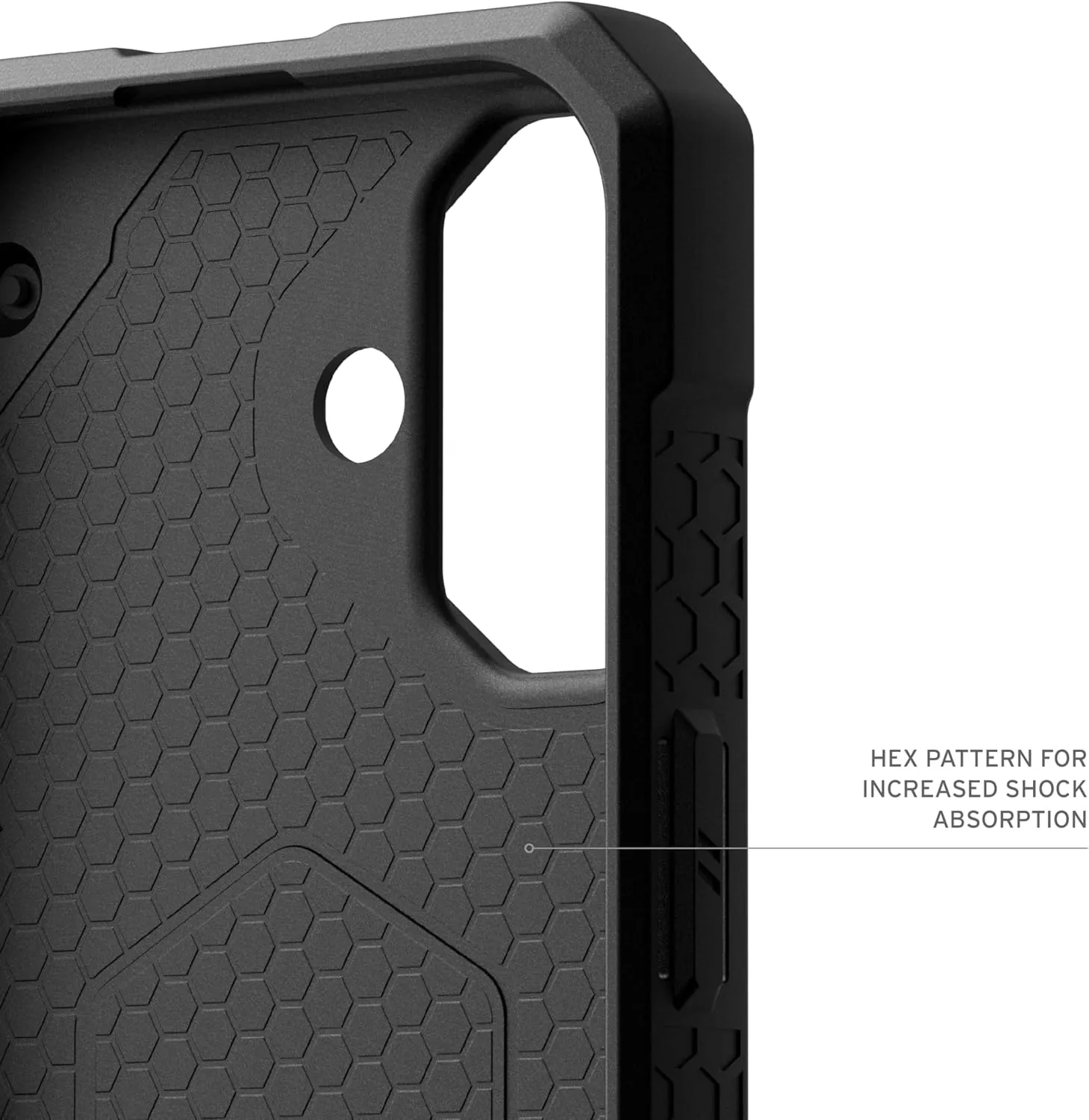 URBAN ARMOR GEAR UAG Designed for iPhone 16 Case 6.1" Monarch Pro - Compatible with MagSafe Charging Rugged Heavy Duty Shockproof Anti-Slip Military Grade Protective Cover, Kevlar Black