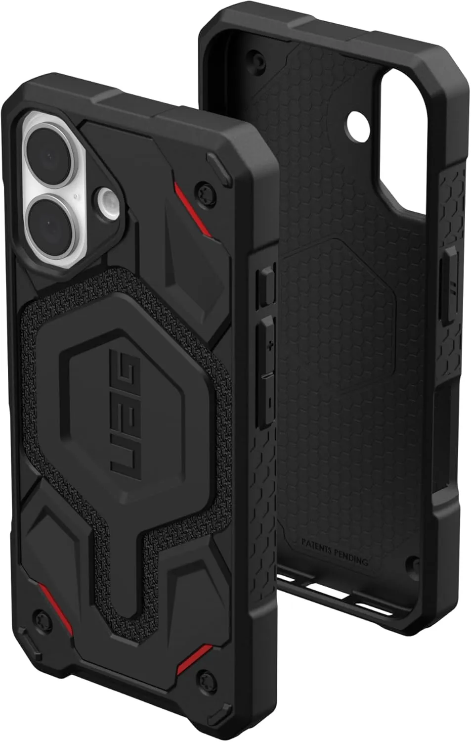 URBAN ARMOR GEAR UAG Designed for iPhone 16 Case 6.1" Monarch Pro - Compatible with MagSafe Charging Rugged Heavy Duty Shockproof Anti-Slip Military Grade Protective Cover, Kevlar Black