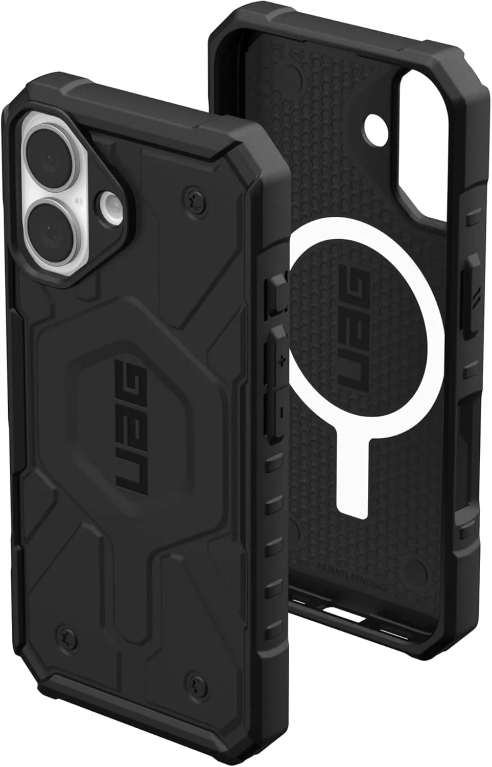 URBAN ARMOR GEAR UAG Designed for iPhone 16 Case 6.1" Pathfinder - Compatible with MagSafe Charging Rugged Shockproof Anti-Slip Military Grade Protective Cover, Black