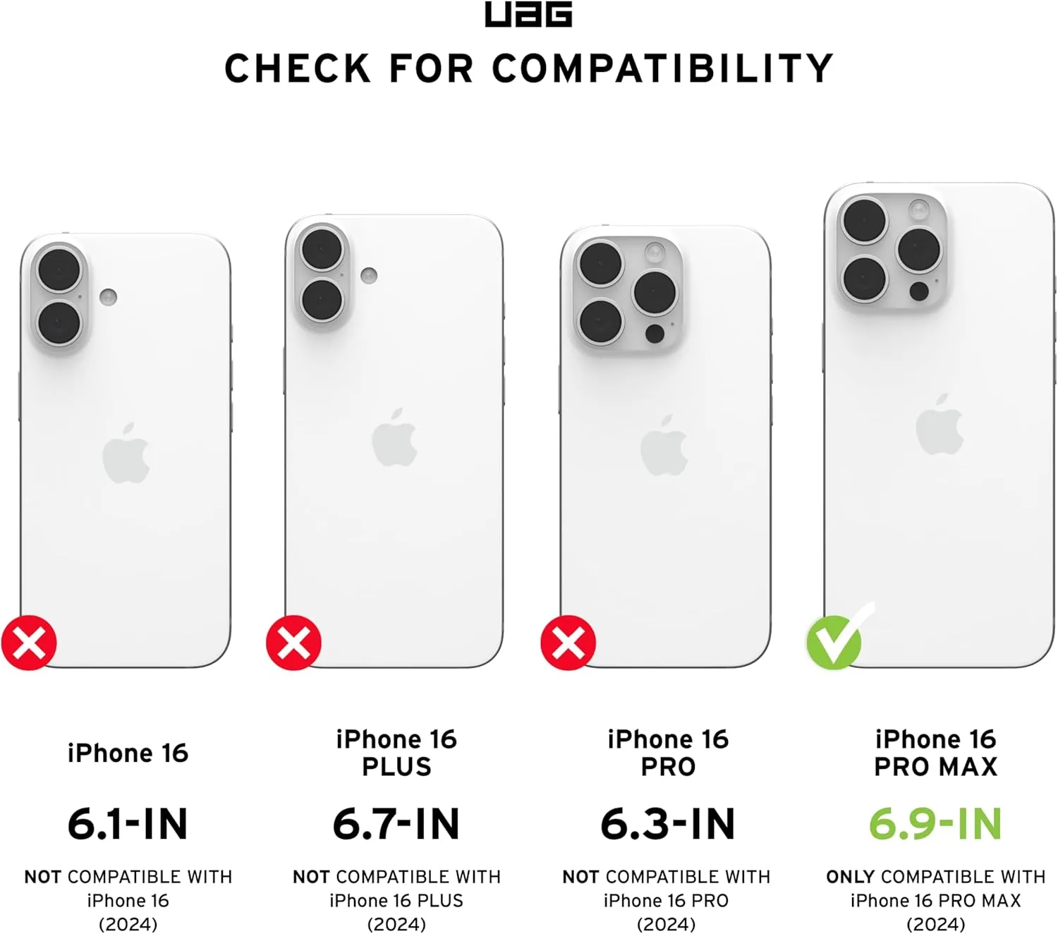 URBAN ARMOR GEAR UAG Designed for iPhone 16 Pro Max Case 6.9" Monarch Pro - Compatible with MagSafe Charging Rugged Heavy Duty Shockproof Military Grade Protective Cover, Kevlar Element Green