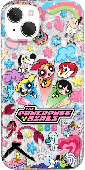 VELVET CAVIAR x The Powerpuff Girls for iPhone 15 Case - Compatible with MagSafe [10 ft Drop Tested] - Girly Cute Phone Cover (Girl Power Glitter)