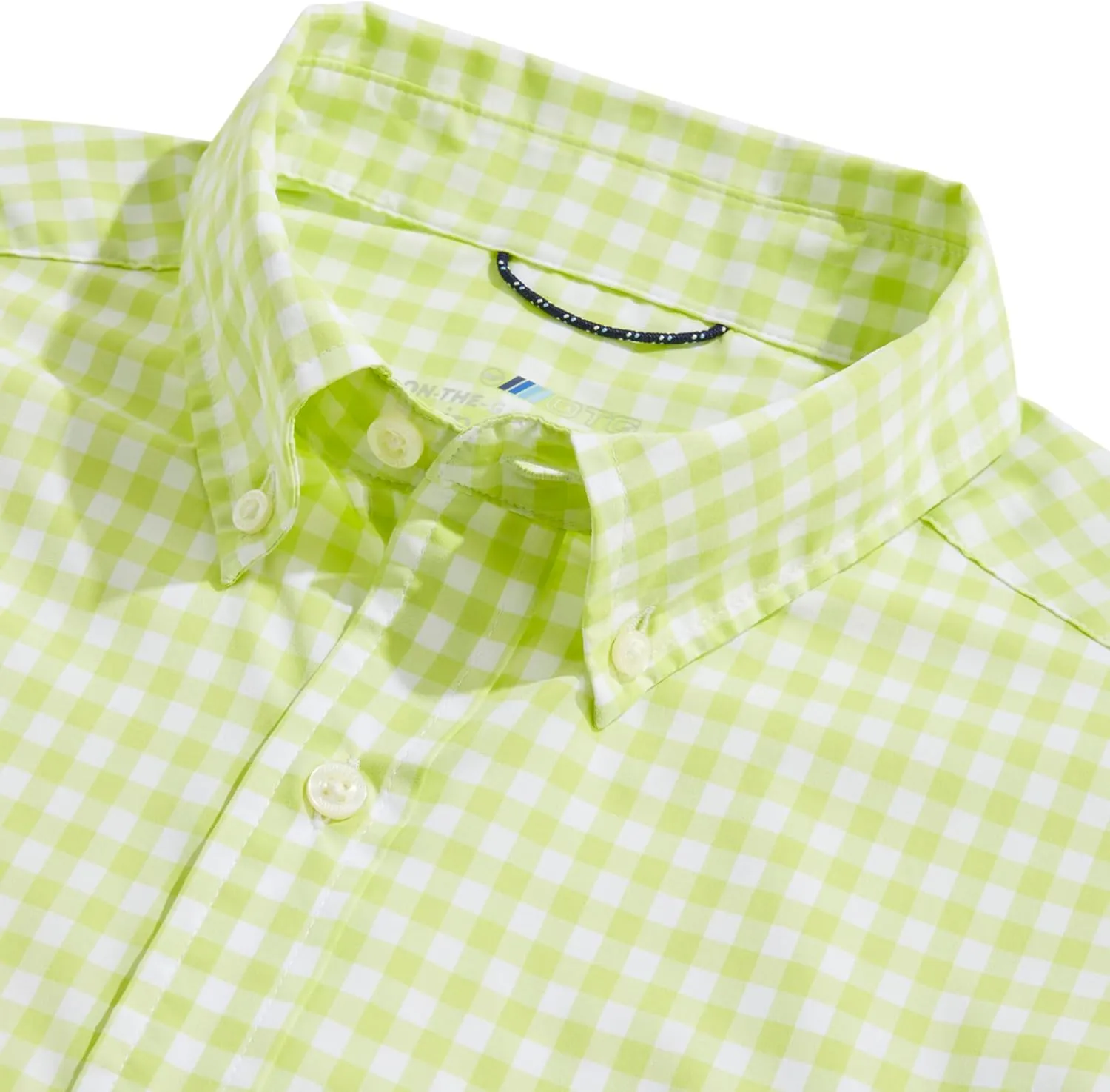 vineyard vines Men's On-The-go Nylon Gingham Shirt