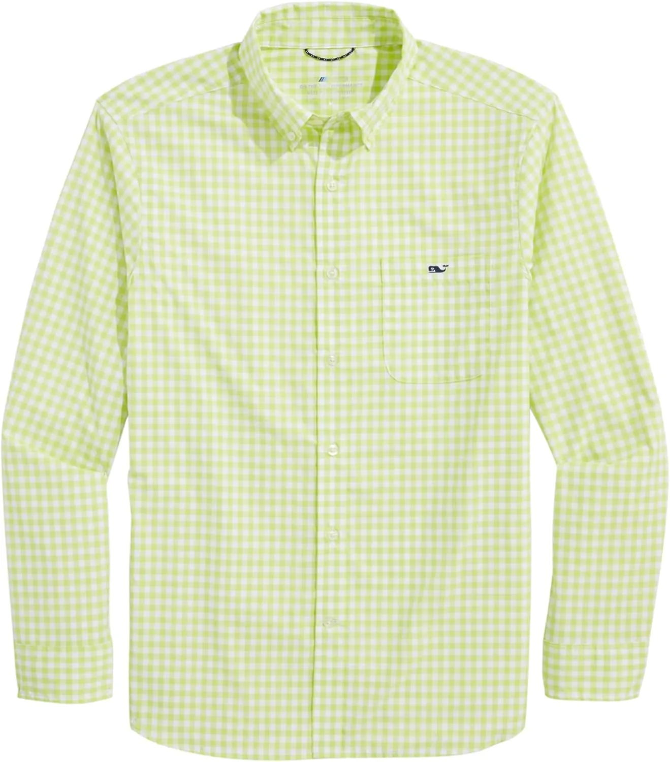 vineyard vines Men's On-The-go Nylon Gingham Shirt