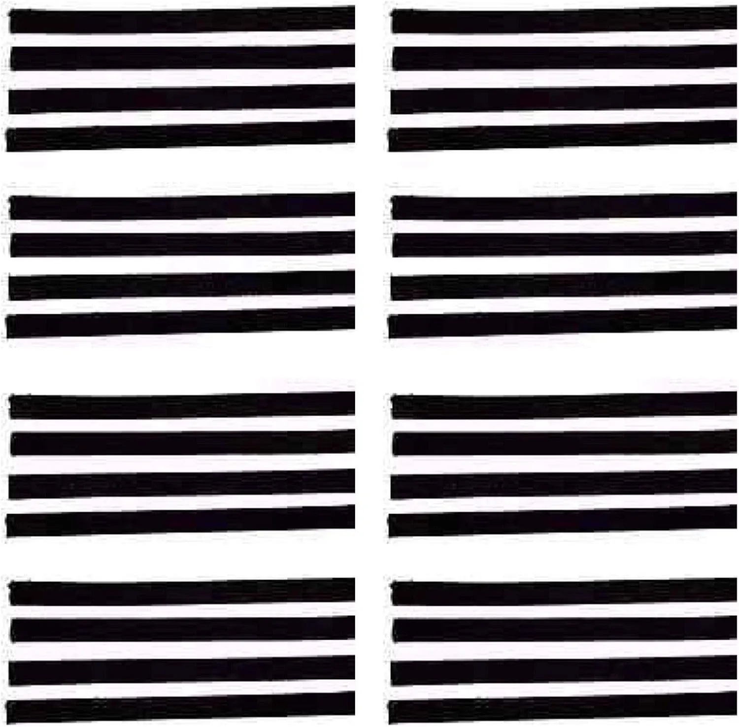 Vinyl Record Cleaning Strips 32-Pack [Black] 1/4-inch x 4-inch VPI Okki Nokki 3M Clean Strip Set for 12-inch LP Record Album / 3M   Velvet = Cleaner LPs & Albums