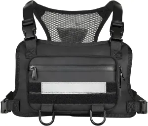VISMIX Waterproof Running Chest Pack, Lightweight Sports Chest Bag For Workouts, Running, Cycling, Skiing