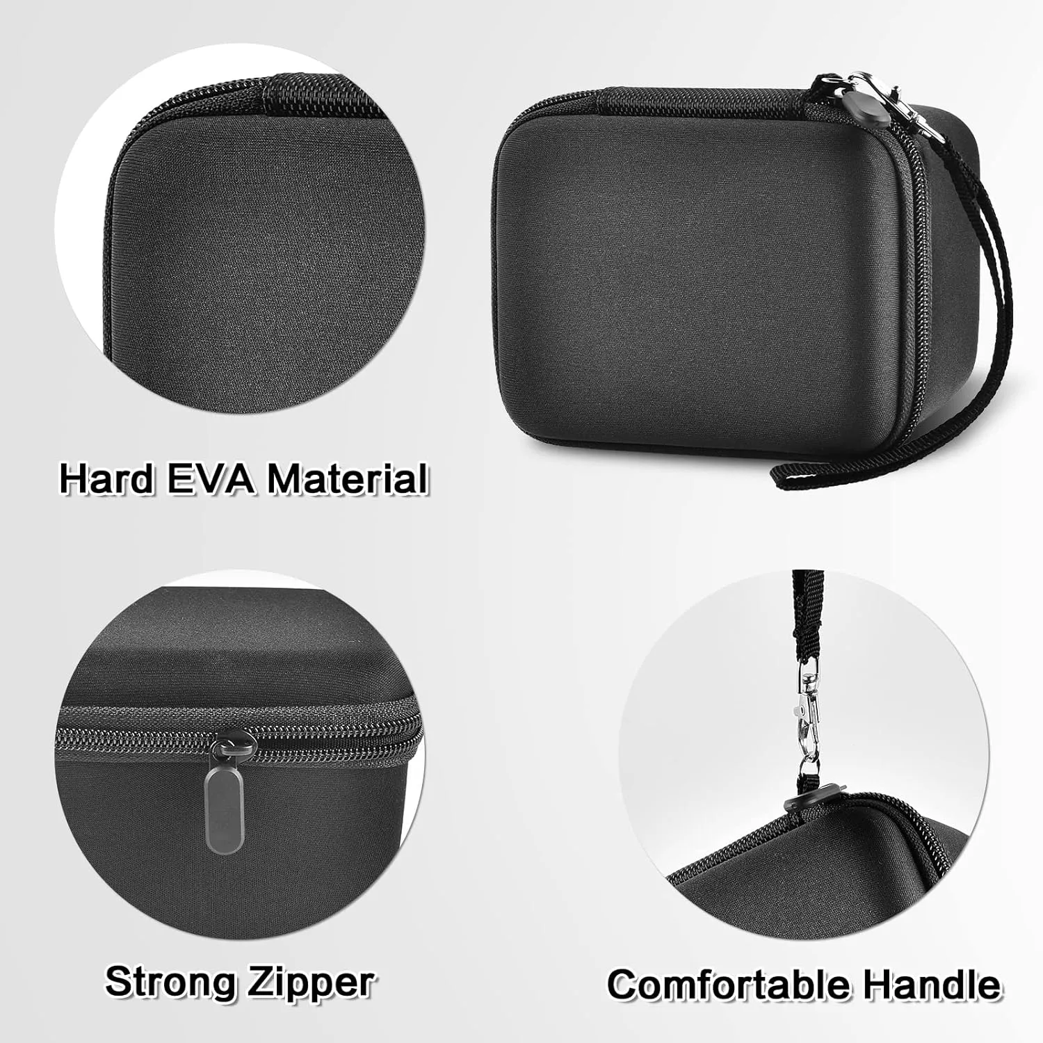 Vlogging Camera Case Compatible with Duluvulu/for TEBNGIHNM/for zheozeig/for Oiadek 4K Digital Cameras for Youtube. Vlog Camera Carrying Storage for Lens, Cable and Other Accessories (Box Only)