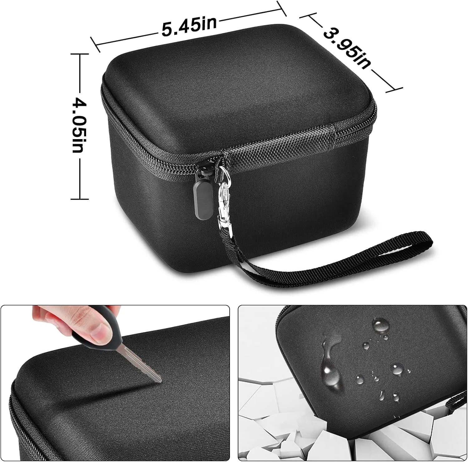 Vlogging Camera Case Compatible with Duluvulu/for TEBNGIHNM/for zheozeig/for Oiadek 4K Digital Cameras for Youtube. Vlog Camera Carrying Storage for Lens, Cable and Other Accessories (Box Only)