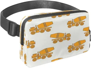 Waist Pack for Women Men, Outdoor Waist Bag Fanny Pack, Slim Running Belt Bum Bag for Walking Jogging Hiking Traveling Workout - Concrete Mixer Machinery