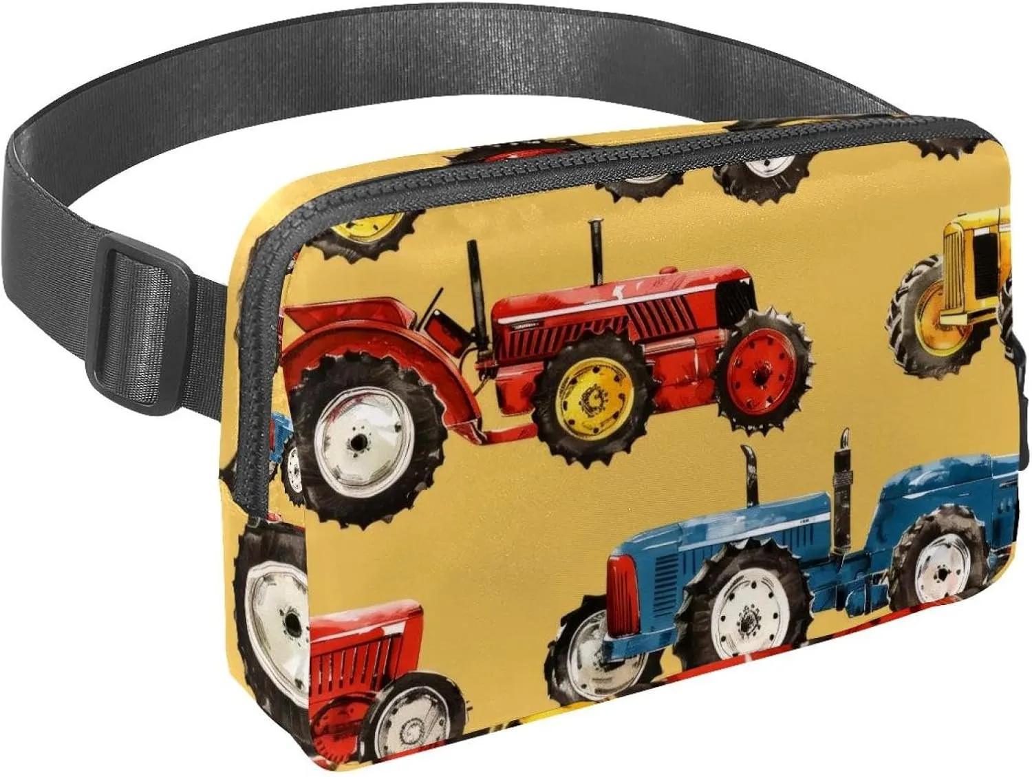 Waist Pack for Women Men, Outdoor Waist Bag Fanny Pack, Slim Running Belt Bum Bag for Walking Jogging Hiking Traveling Workout - Farm Machinery Tractors