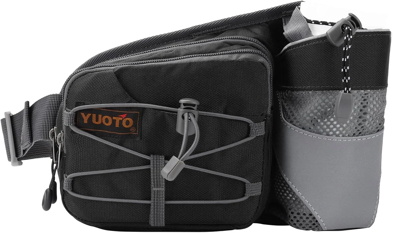 Waist Pack with Water Bottle Holder for Running Walking Hiking Fanny Pack Hydration Belt