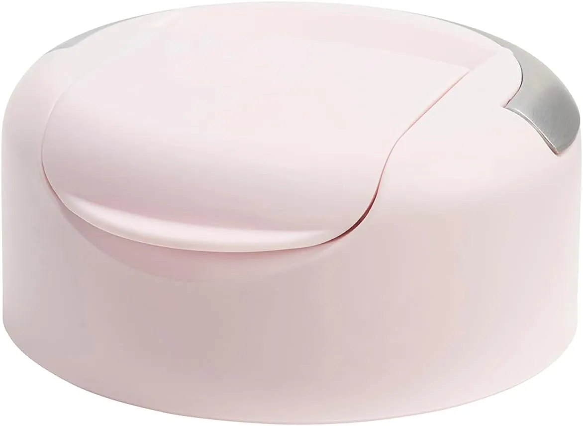 W&P Porter Drink Through Lid for Insulated Water Bottles, Leak-Proof, Carrying Handle, BPA Free, Blush