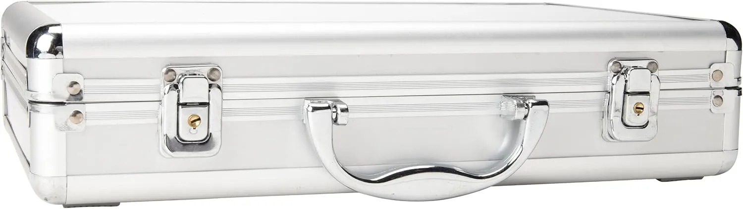 Watch Storage Case Aluminum Metal Briefcase for 12 Large Watches