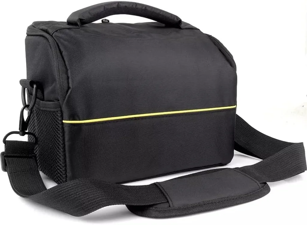 Waterproof DSLR Camera Bag Case Lens Bag Waterproof Extrusion Shock Abrasion Resistant Against Damages (Color : Black Size : 250 x 145 x 190 mm)