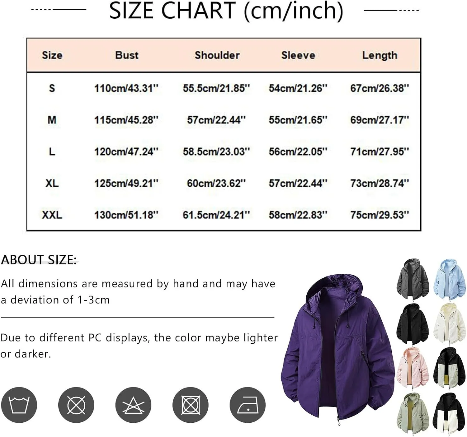 Waterproof Rain Jacket Mens Outdoor Plain Windbreaker Hiking Unisex Raincoats Jogging Breathable Rain Coats