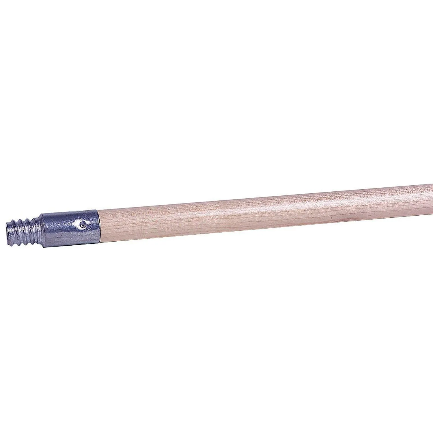Weiler 44435 60" Hardwood Handle, Threaded Metal Tip, 1-1/8" Diameter, Made in The USA