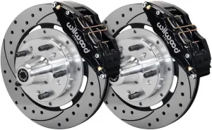 Wilwood 140-10742-D Front Disc Brake Kit (74-78 12.19in Drilled Rotor), 1 Pack
