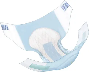 Wings Brief, Tab Closure X-Large Heavy Absorbency, Cardinal, 63075A - Pack of 15