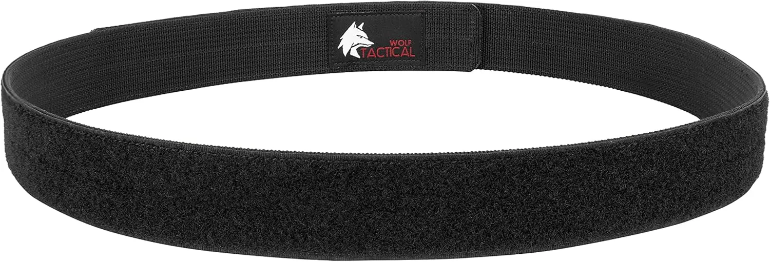WOLF TACTICAL Loop Liner Inner for Duty & Battle Belt 1.5' Hook and Loop EDC Belt - Black Inner