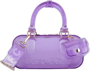 Women PVC Transparent Jelly Handbag, Fashion Colorful Clear Tote Bag for Stadium Events Plastic Waterproof Top Handle Purse