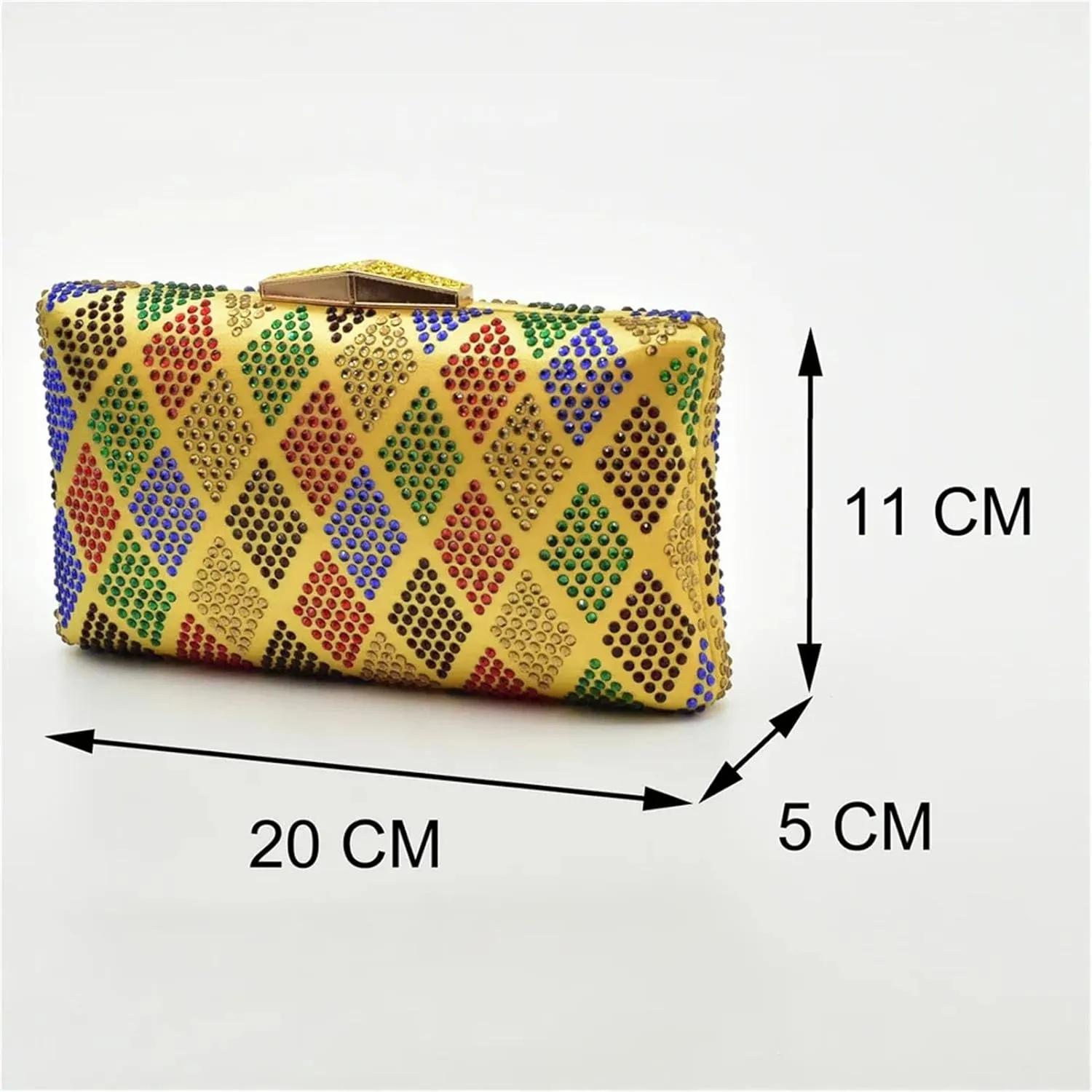 Women's Nigerian-Italian Party Shoe & Bag Set - Italian Design Wedge Pumps & High Heel Matching Clutch for Evening Events