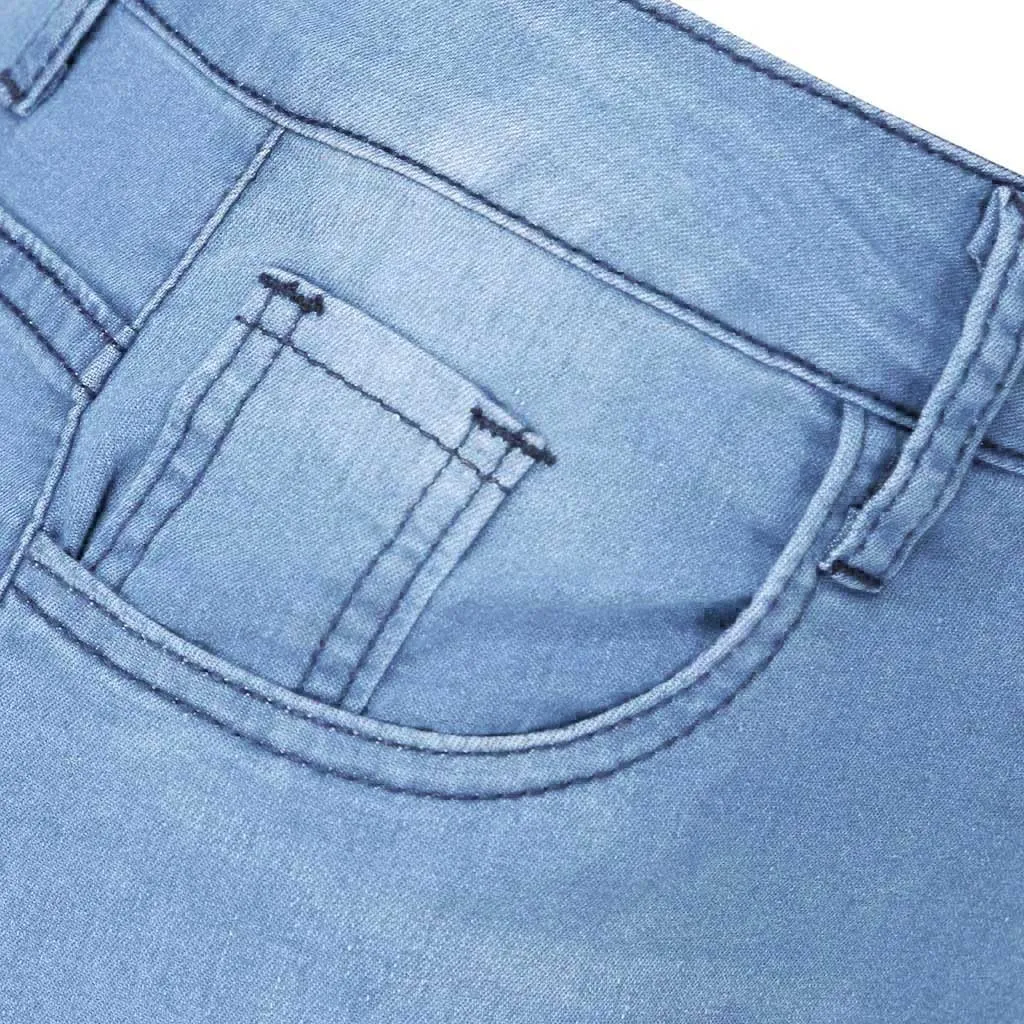 Women's Plus Size Slim Skinny Pocket Jeans Mid Rise Stretch Boot Cut Denim Pants Trousers