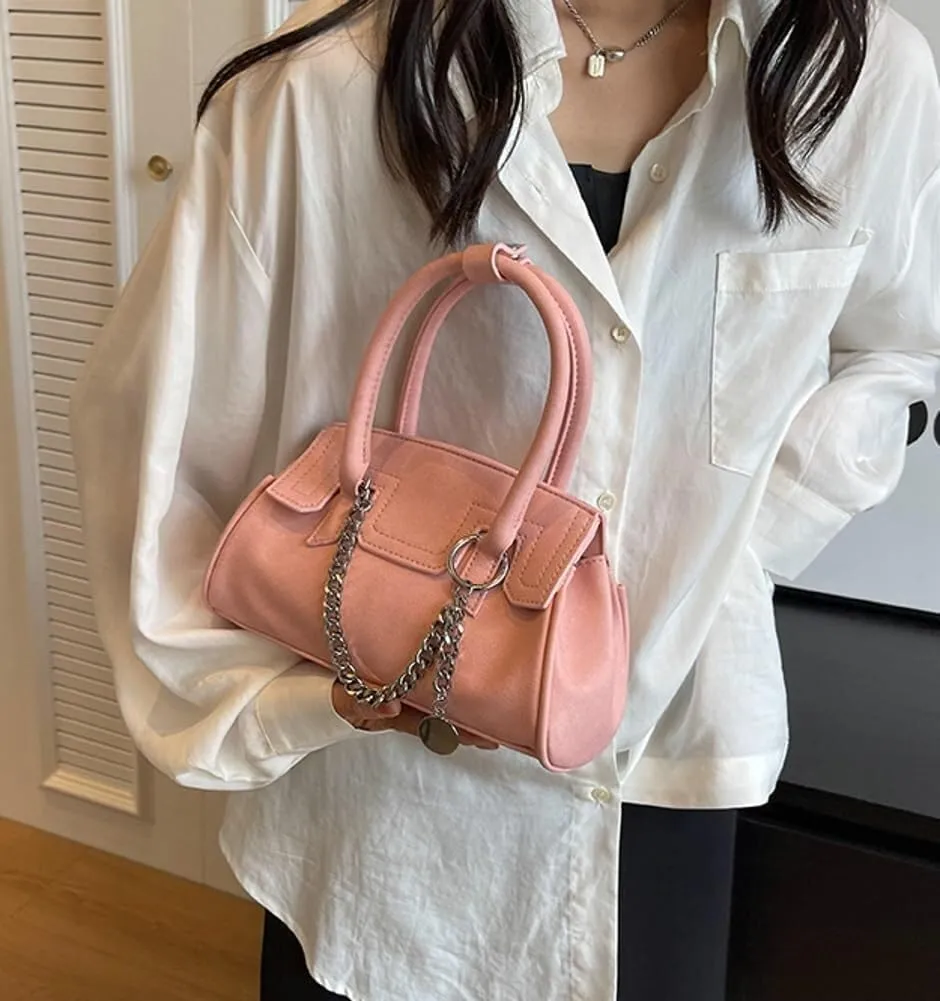 Women's Y2K Style Small Crossbody Shoulder PU Leather Clutch Purse Satchel Hobo Handbag