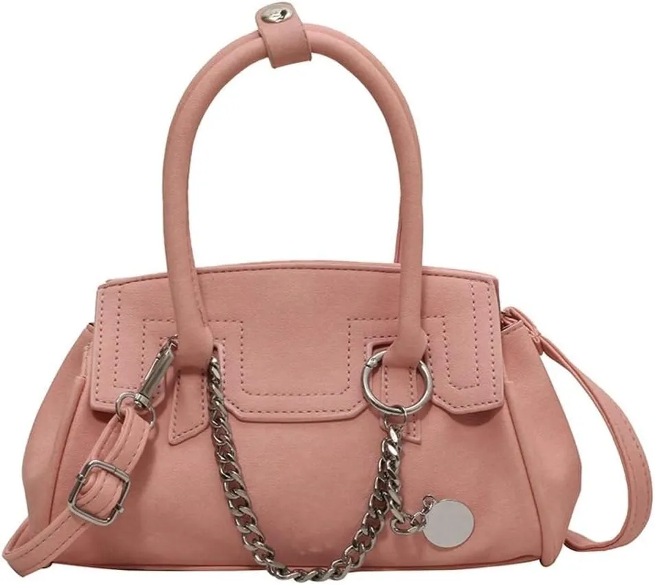 Women's Y2K Style Small Crossbody Shoulder PU Leather Clutch Purse Satchel Hobo Handbag