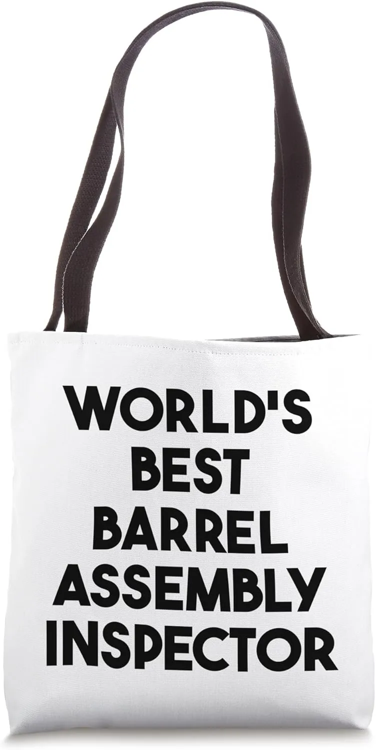 World's Best Barrel Assembly Inspector Tote Bag