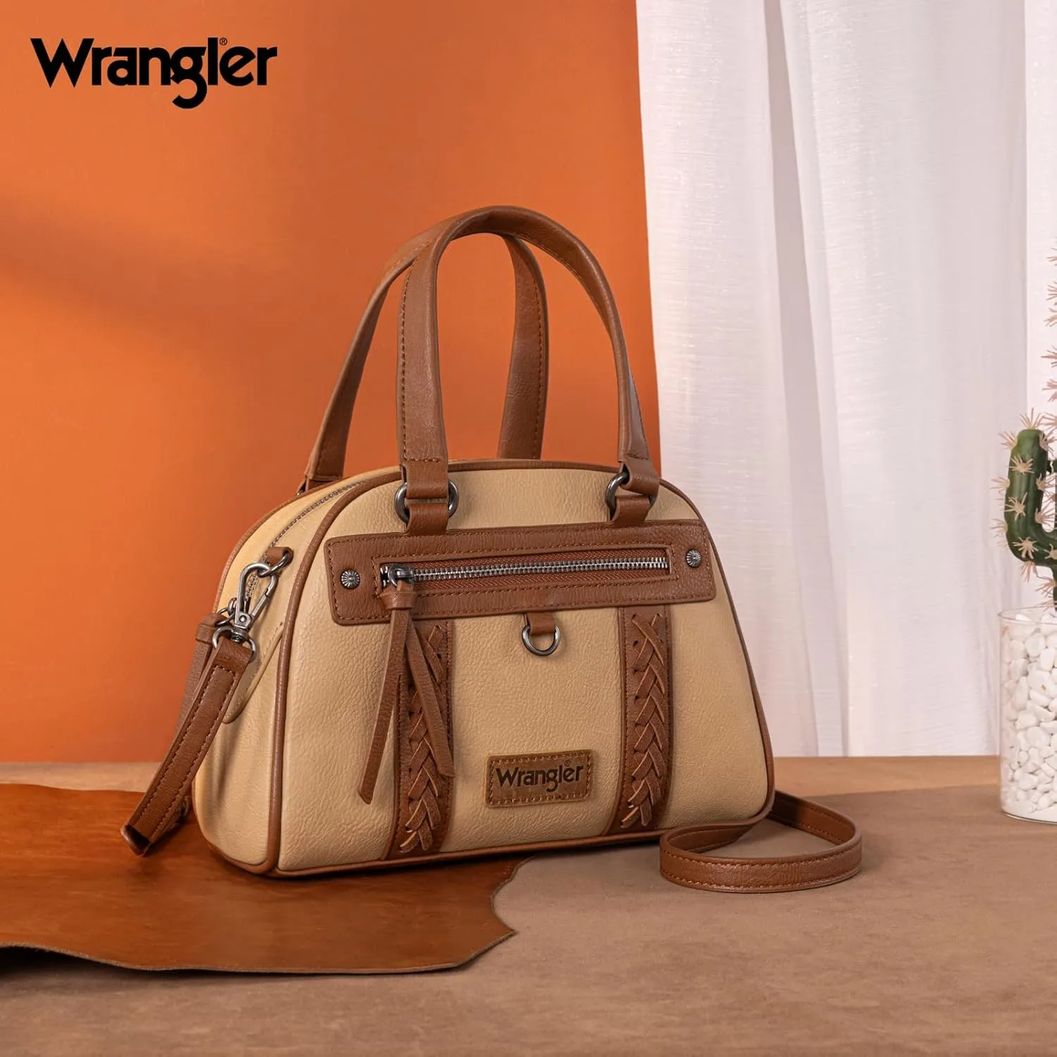 Wrangler Crossbody Bags Satchel Handbags for Women Top Handle Purse