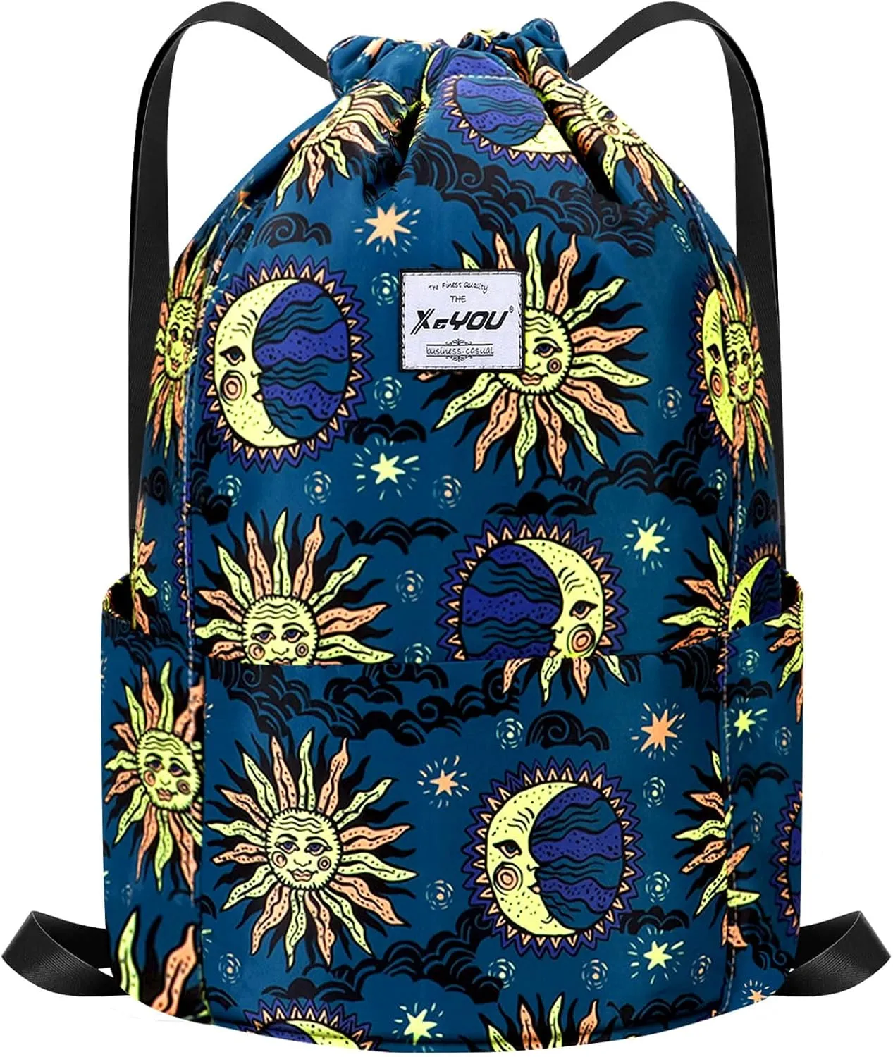 XEYOU Drawstring Sports Backpack Lightweight Gym Yoga Sackpack Shoulder Rucksack Casual Outdoor Daypack for Women and Men