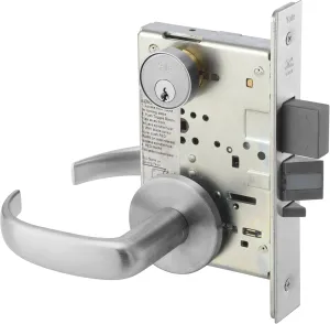 Yale PBR 8847FL 626 Heavy Duty Mortise Lockset, Lever, Apartment Corridor Lock
