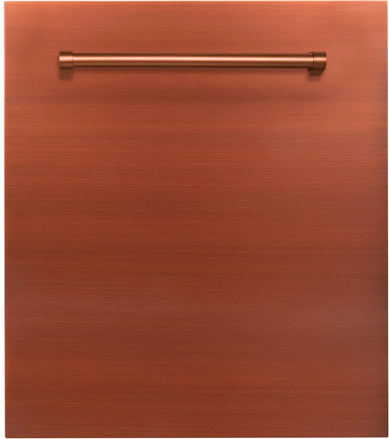 ZLINE 24 in. Top Control Dishwasher in Copper 120-Volt with Stainless Steel Tub and Traditional Style Handle